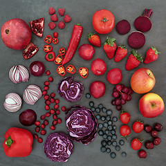 Image showing Red and Purple Health Food 