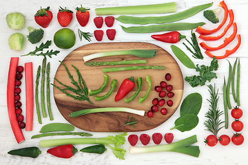 Image showing Healthy Fresh Super Food