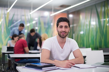 Image showing male student in classroom