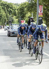 Image showing Team Movistar - Team Time Trial 2015