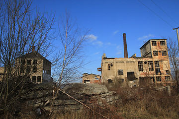 Image showing ruins of old factory