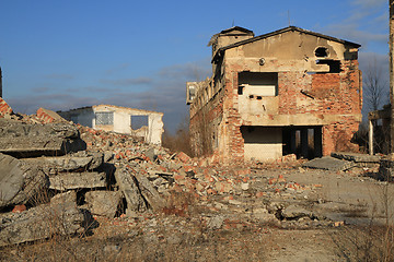 Image showing ruins of old factory