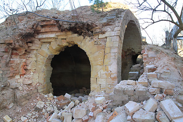 Image showing ruins of old factory