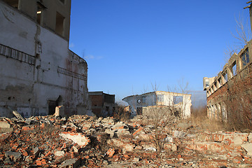 Image showing ruins of old factory