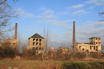 Image showing ruins of old factory