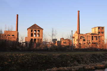 Image showing ruins of old factory