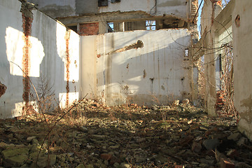 Image showing ruins of old factory