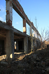 Image showing ruins of old factory