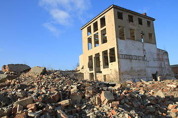 Image showing ruins of old factory