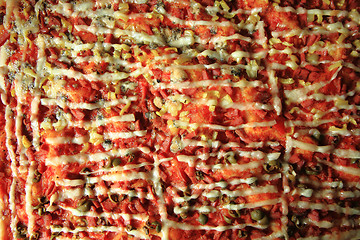 Image showing homemade pizza texture