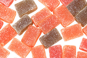 Image showing candy fruit cubes