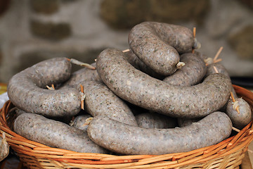 Image showing white pudding as czech traditional food