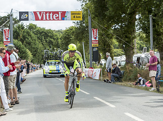 Image showing The Cyclist Matteo Tosatto - Team Time Trial 2015