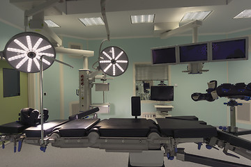 Image showing Modern operating room in hospital