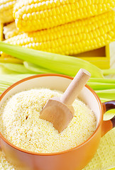 Image showing corn flour