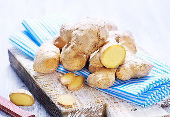 Image showing fresh ginger