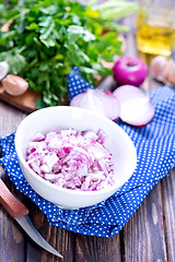 Image showing red onion