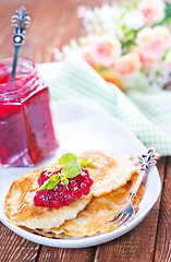 Image showing pancakes on plate