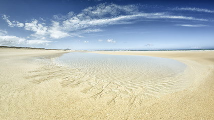 Image showing sand beach at Donegal Ireland