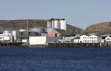 Image showing Norwegian harbour.
