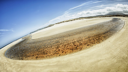 Image showing sand beach at Donegal Ireland