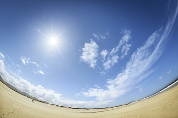 Image showing sand beach at Donegal Ireland