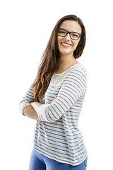 Image showing Lovely woman smiling