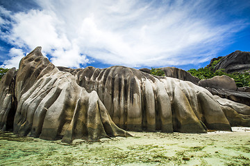 Image showing Anse Source D\'Argent beach