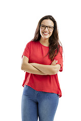 Image showing Lovely woman smiling