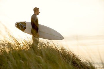 Image showing Searching for the swell