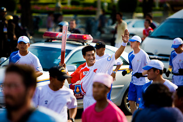 Image showing Olympic Torch Relay