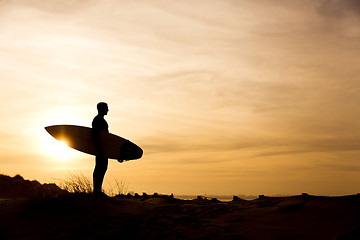 Image showing Searching for the swell