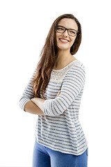 Image showing Lovely woman smiling