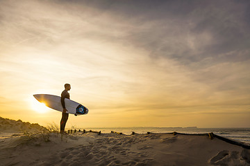 Image showing Searching for the swell