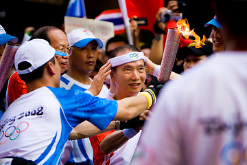 Image showing Olympic Torch Relay