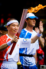 Image showing Olympic Torch Relay