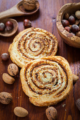 Image showing Homemade nut pastry