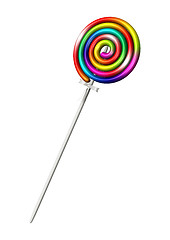 Image showing 3D Illustration Lollipop on White