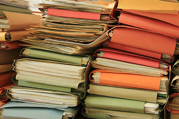 Image showing Pile of files