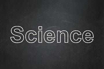 Image showing Science concept: Science on chalkboard background