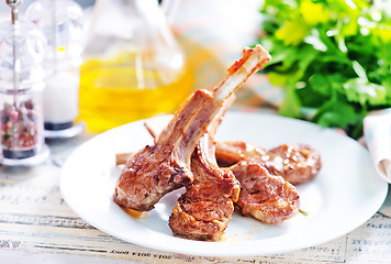 Image showing fried chop meat