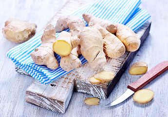 Image showing fresh ginger