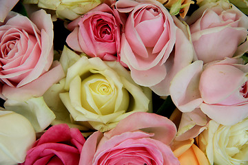 Image showing Pastel wedding bouquet