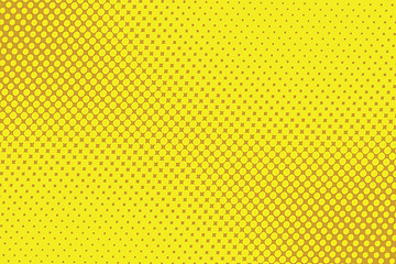 Image showing retro comic yellow background raster gradient halftone