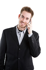 Image showing Businessman on the phone