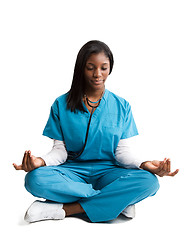 Image showing African american nurse