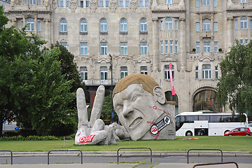 Image showing Giant Sculpture in Budapest