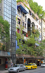 Image showing Hundertwasser House Vienna
