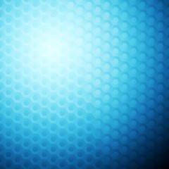 Image showing Blue abstract hexagonal texture background