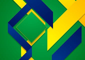 Image showing bright background in Brazilian colors